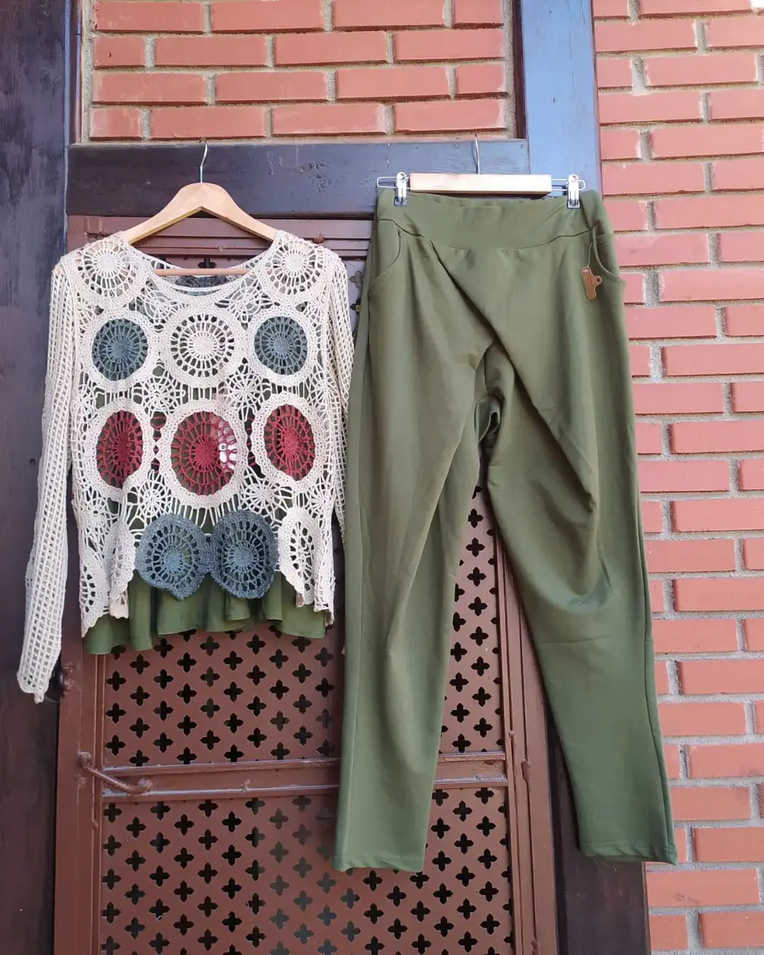 Şalvar pantolon haki