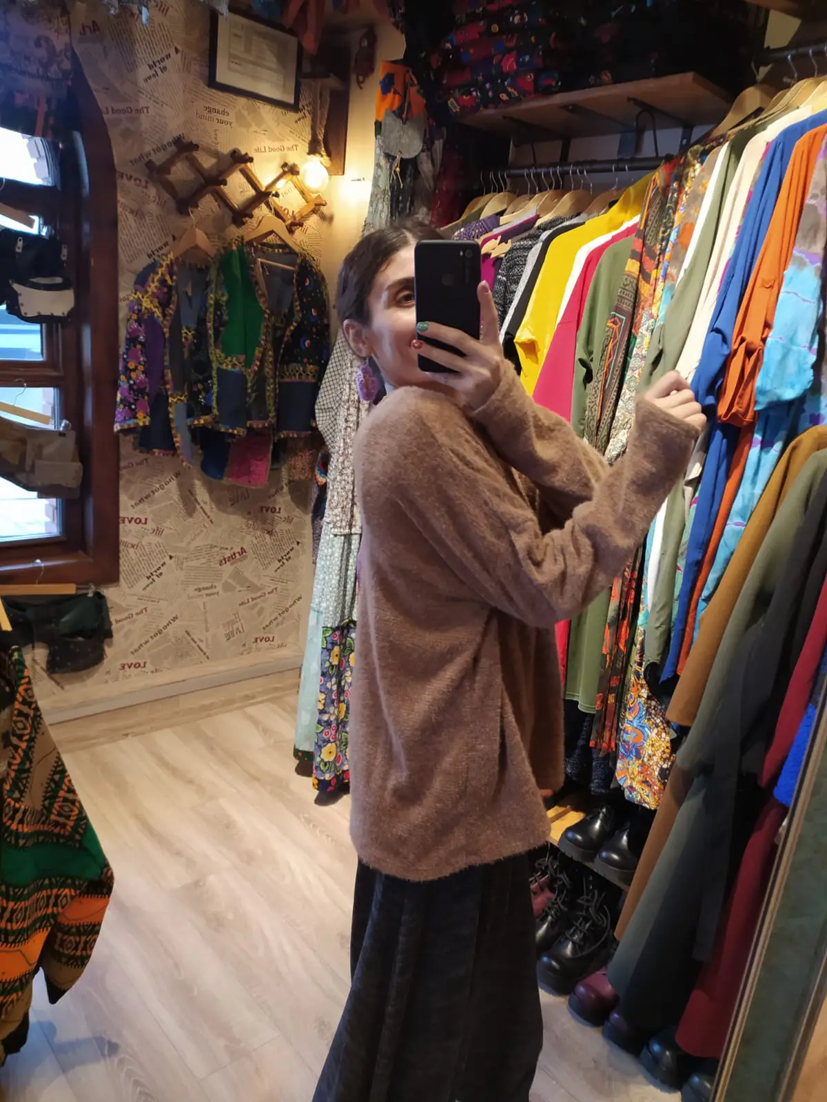 Peluş kazak