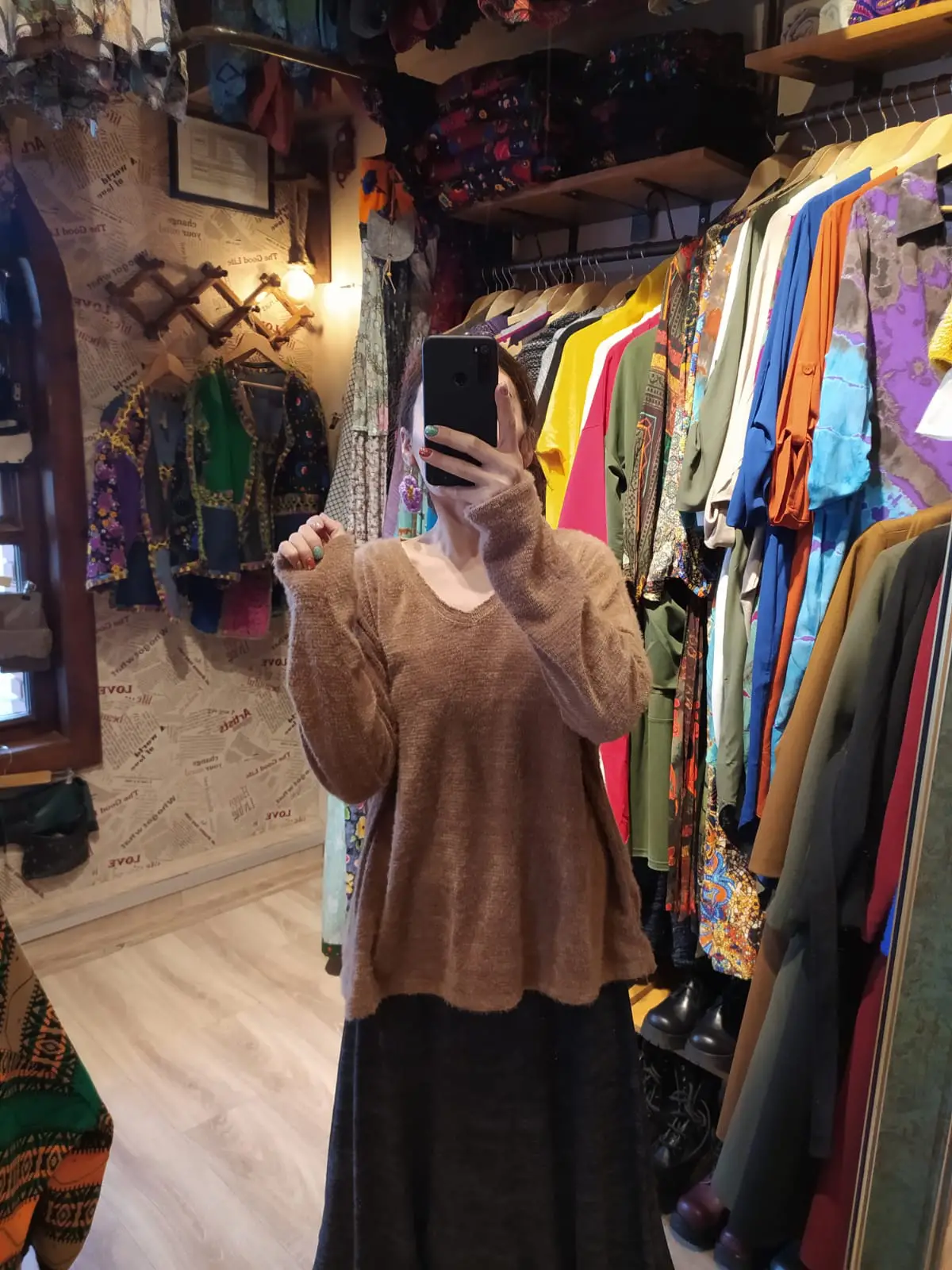 Peluş kazak