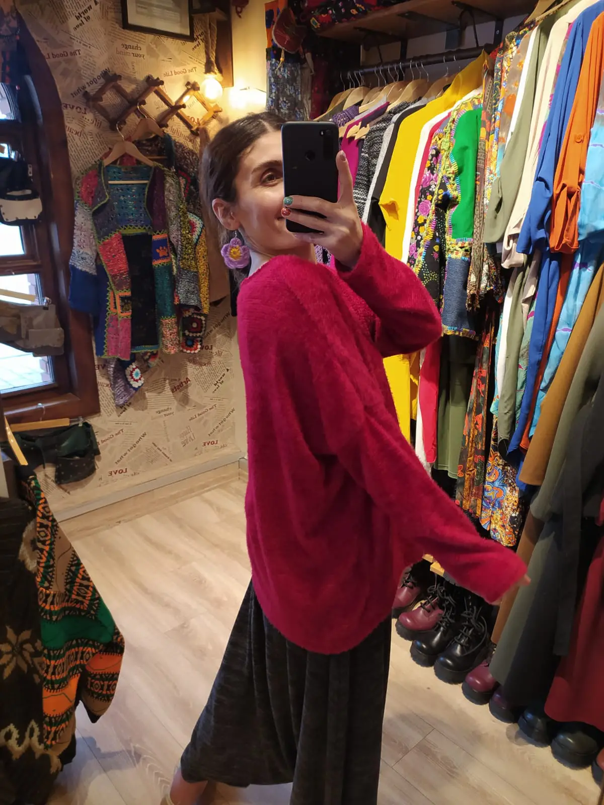 Peluş kazak