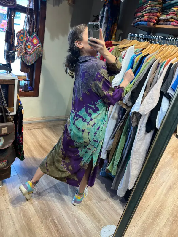 Batik Gömlek Elbise