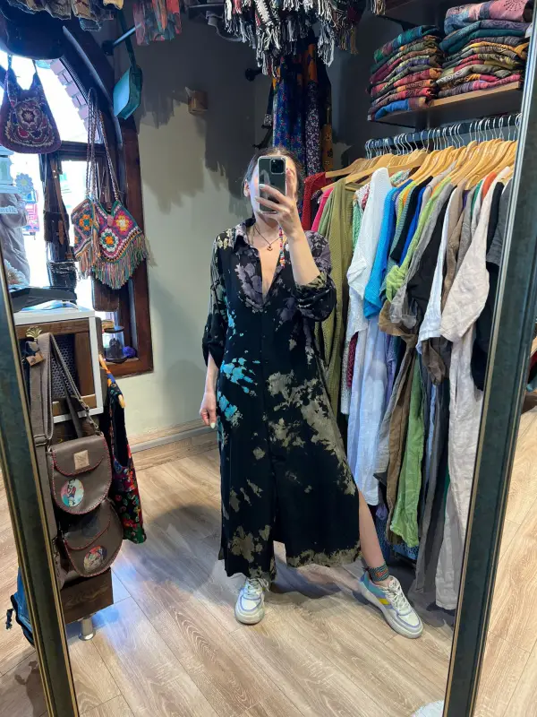Batik Gömlek Elbise