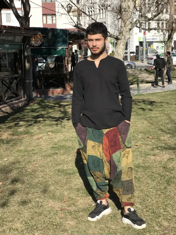 Şile Bezi Siyah Gömlek
