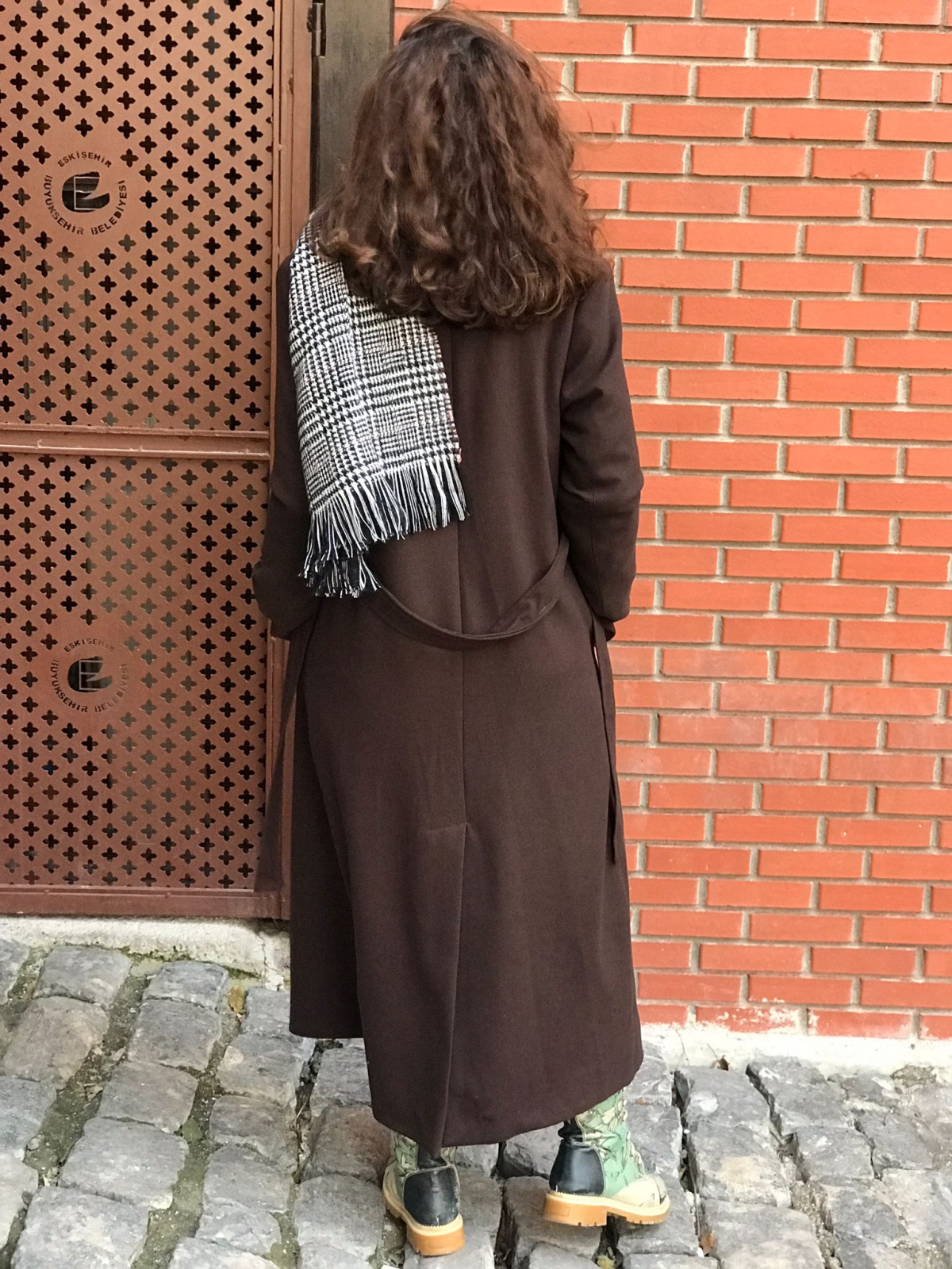 Kaşe kaban kahve
