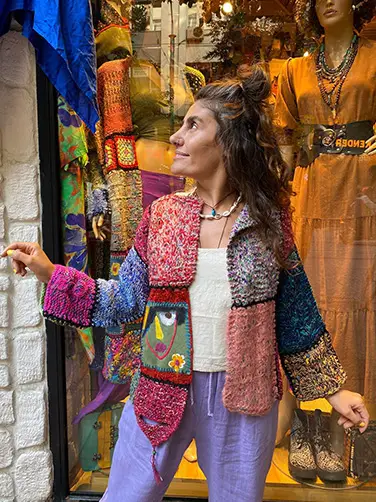 Tasarım Kısa Ceket Hırka