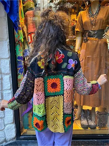 Tasarım Kısa Ceket Hırka