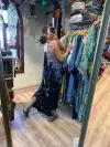 Batik Boyundan Bağlamalı Elbise