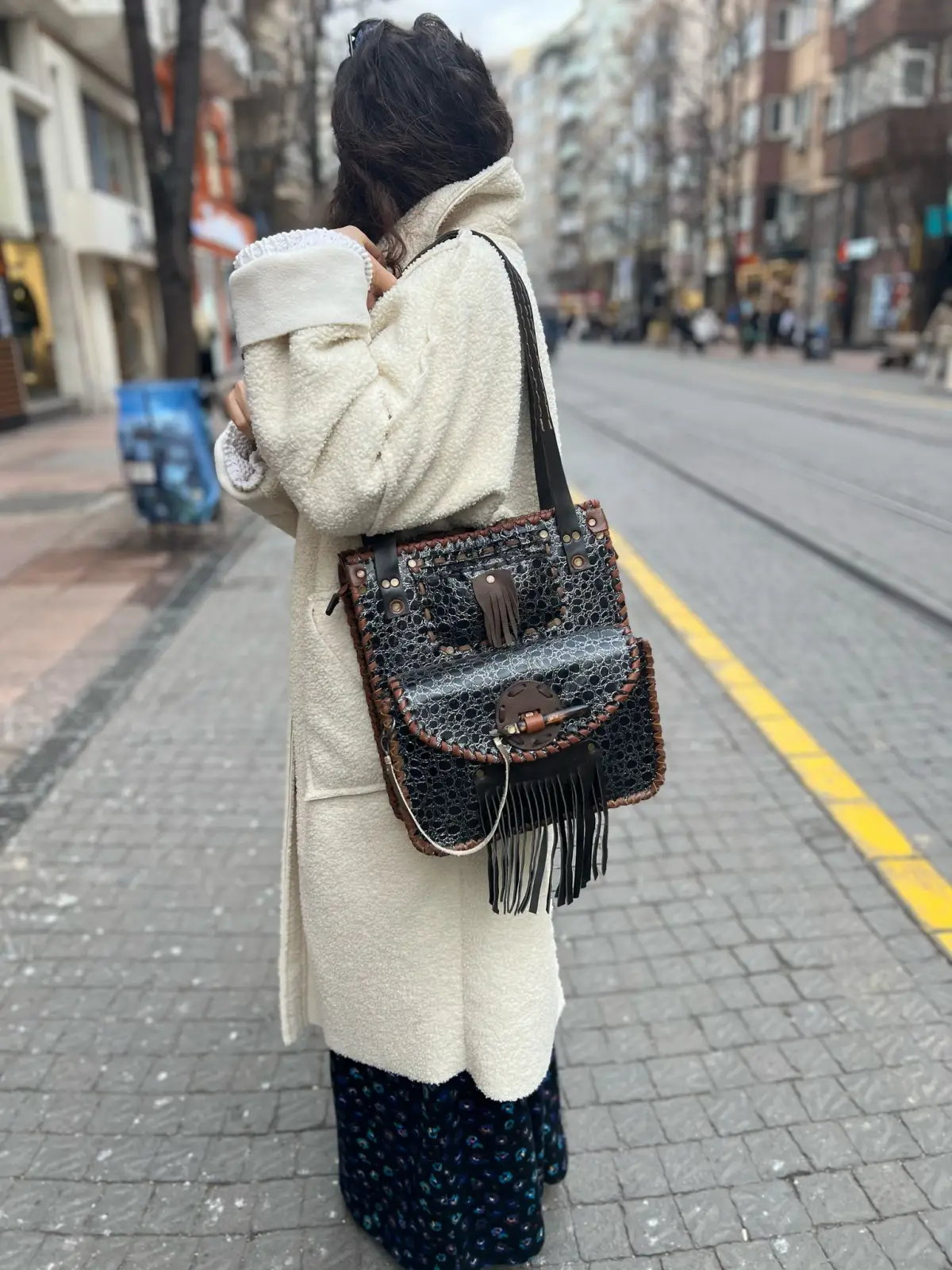 Tasarım Kare Çanta