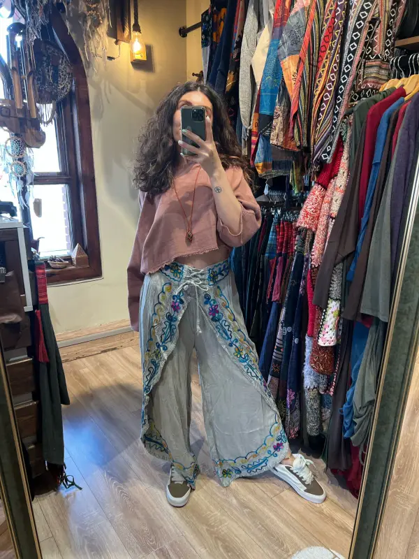 İşli Hint Pantolon