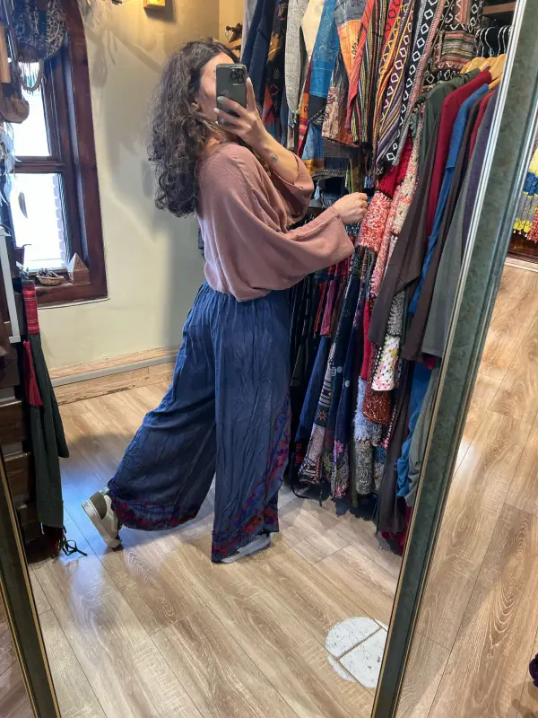İşli Hint Pantolon