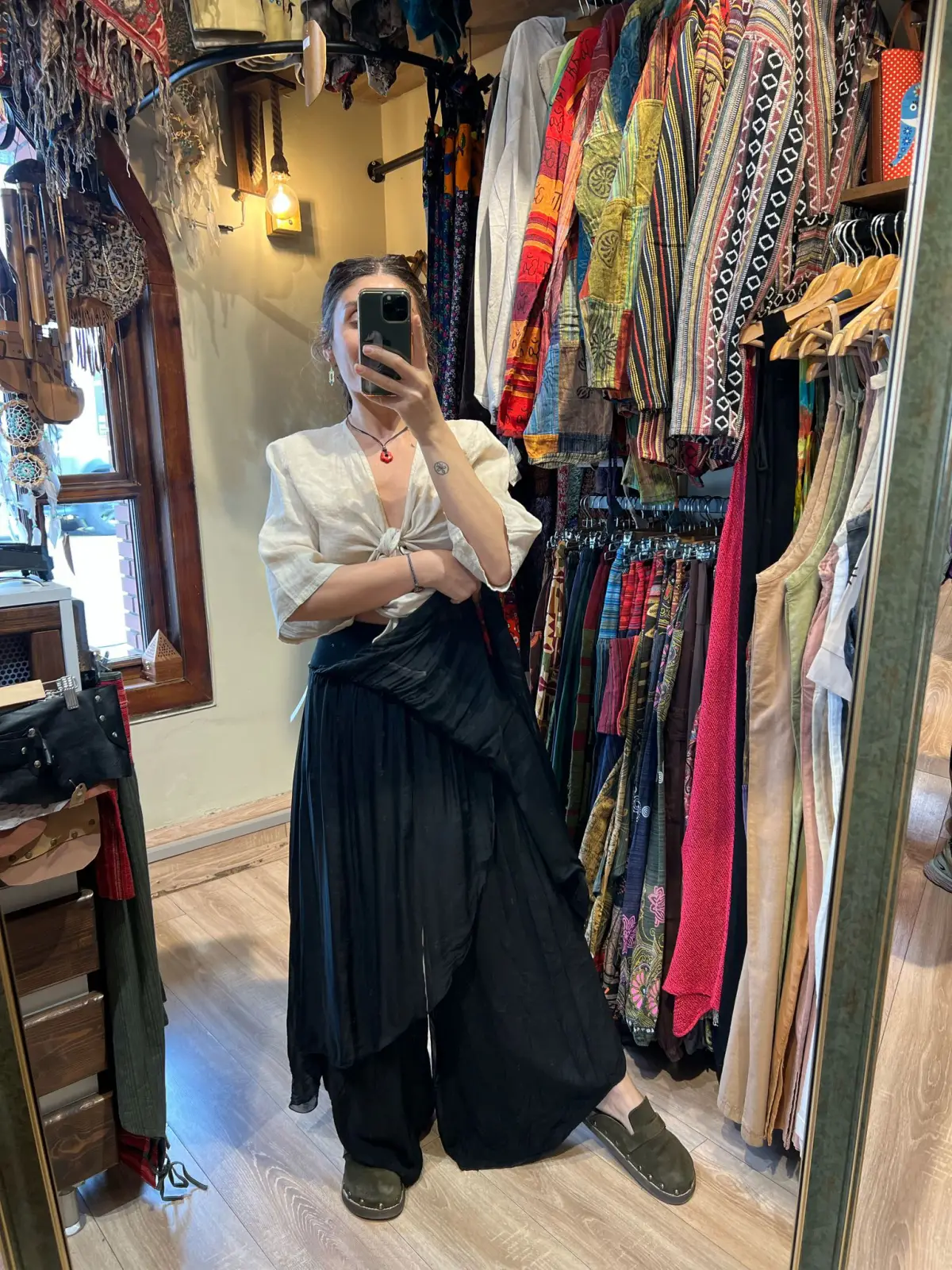 Gülüşüm İpek Pantolon