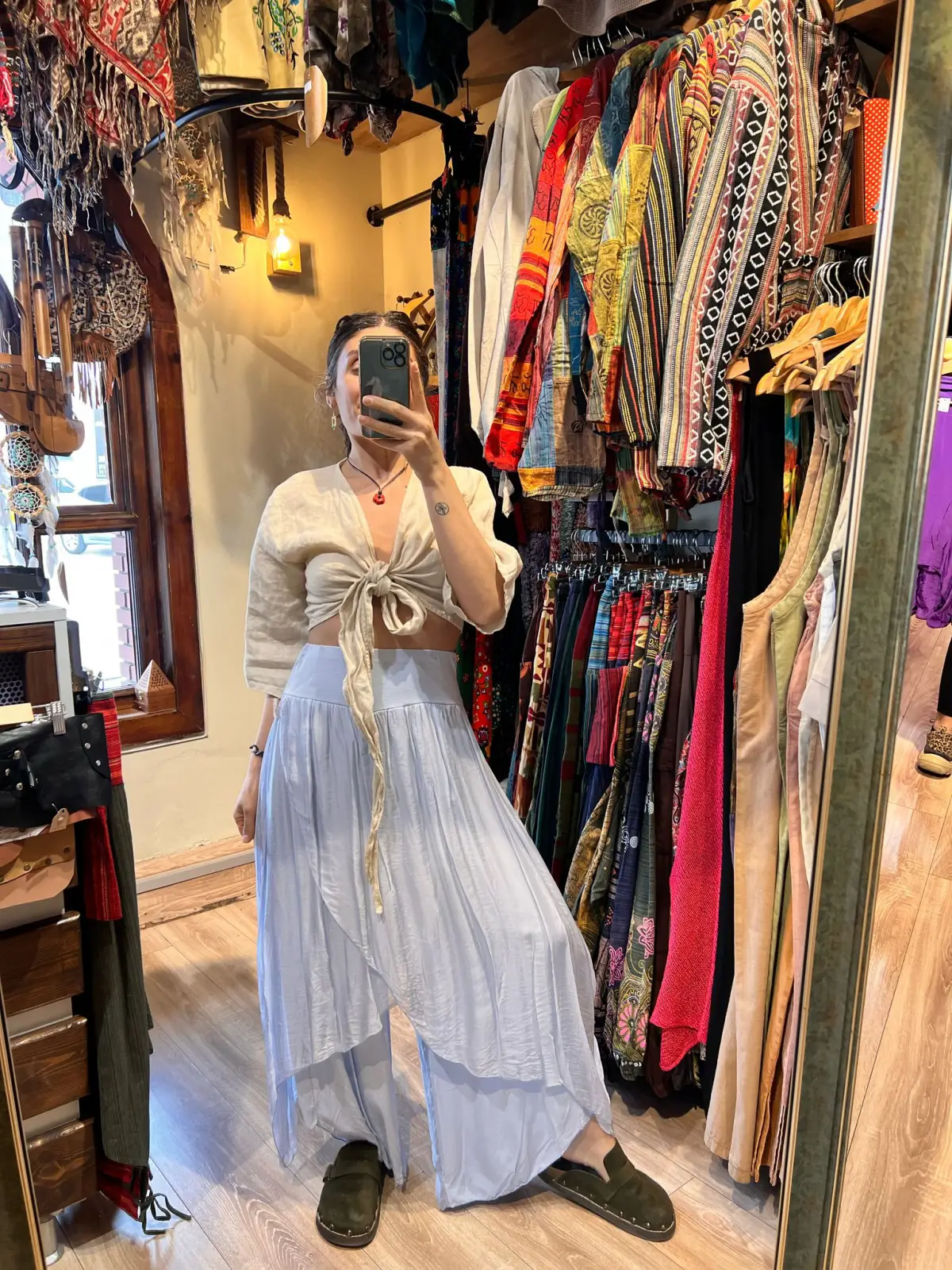 Gülüşüm İpek Pantolon