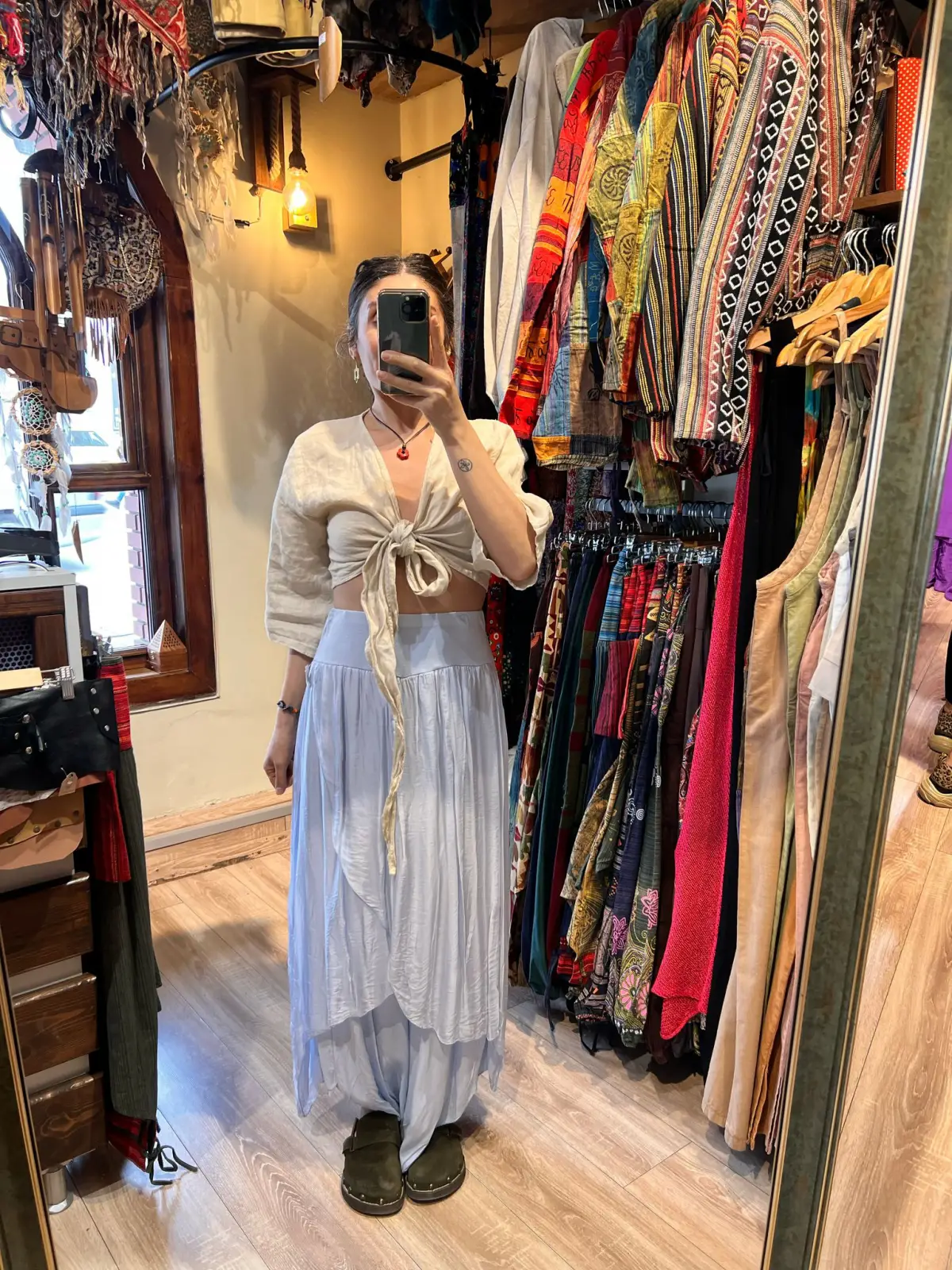 Gülüşüm İpek Pantolon