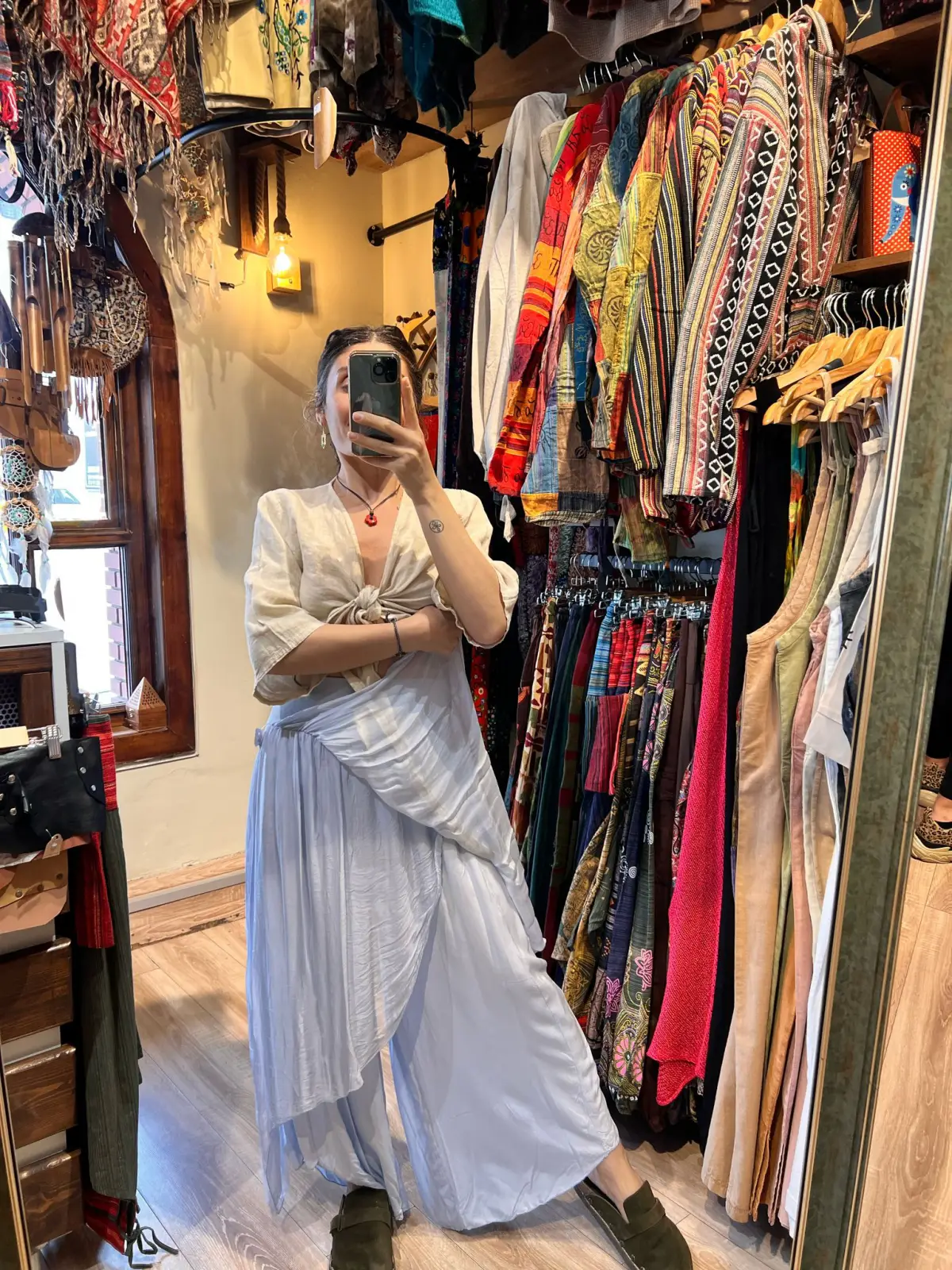 Gülüşüm İpek Pantolon