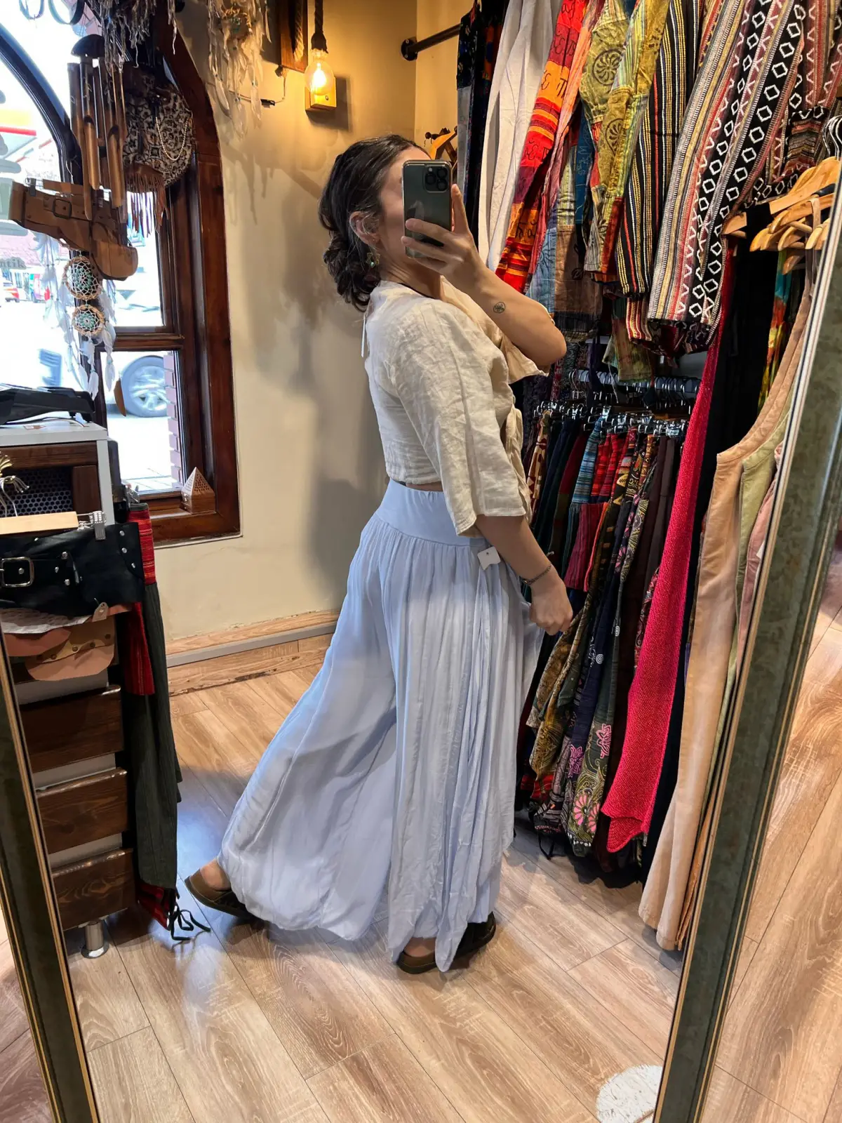 Gülüşüm İpek Pantolon