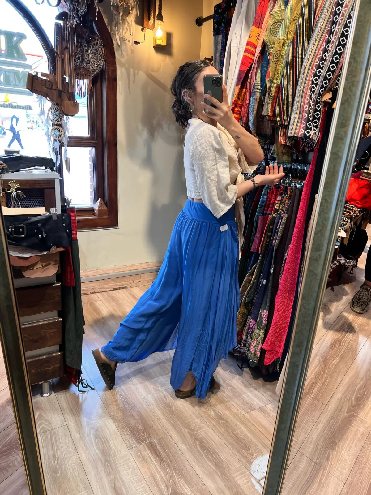 Gülüşüm İpek Pantolon