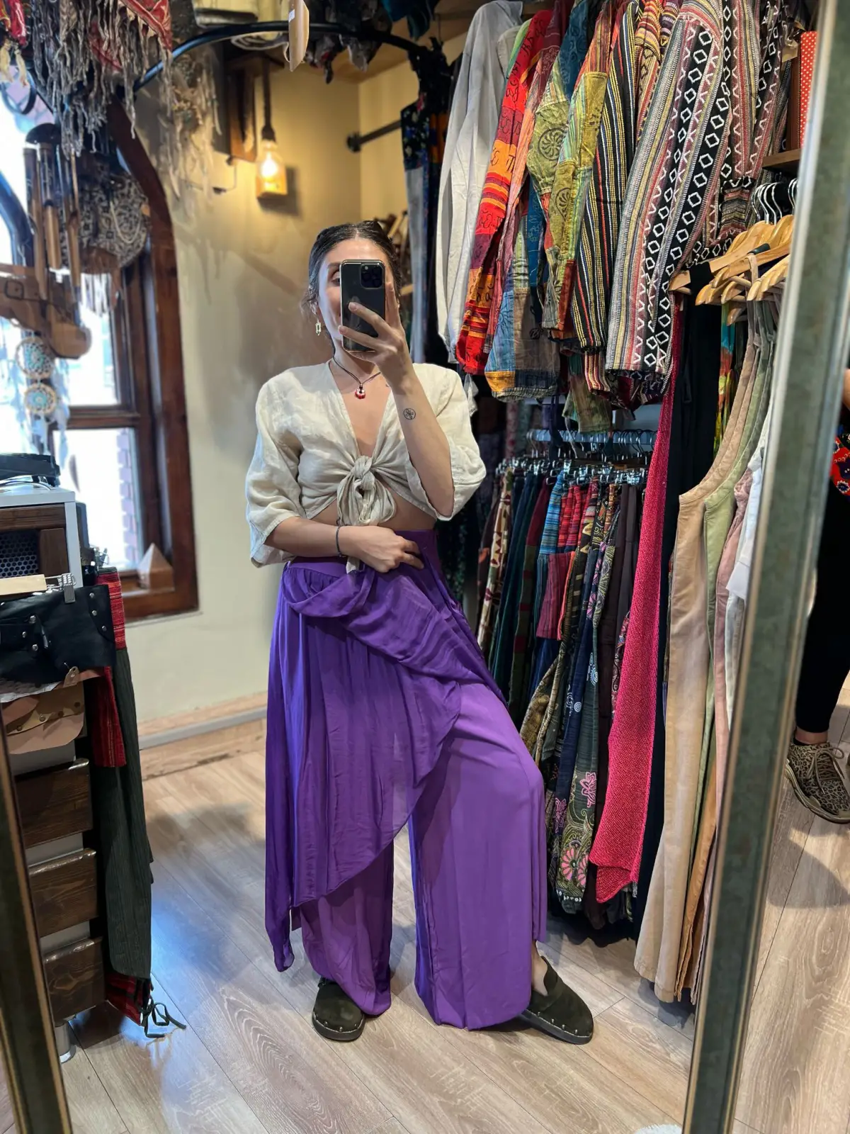 Gülüşüm İpek Pantolon