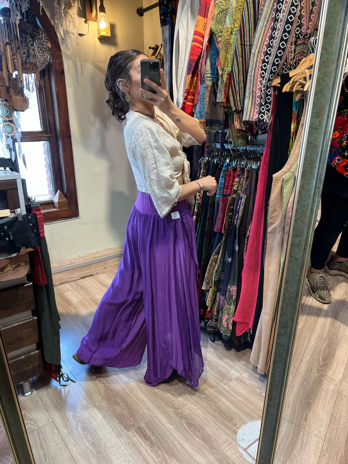 Gülüşüm İpek Pantolon