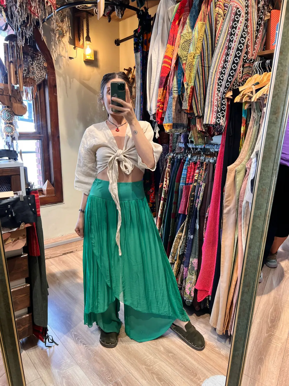 Gülüşüm İpek Pantolon