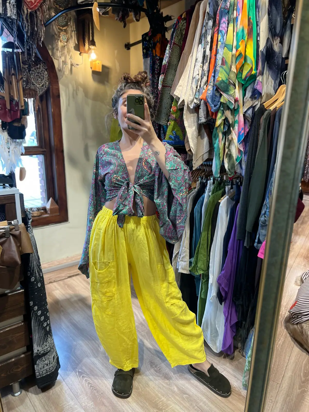 Keten Havuç Pantolon