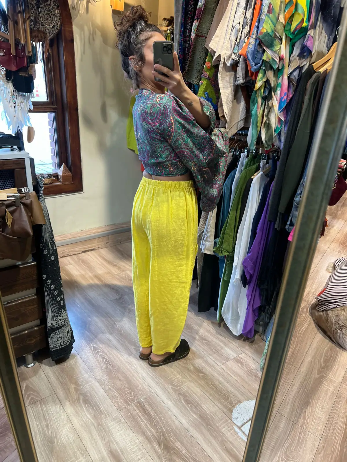 Keten Havuç Pantolon