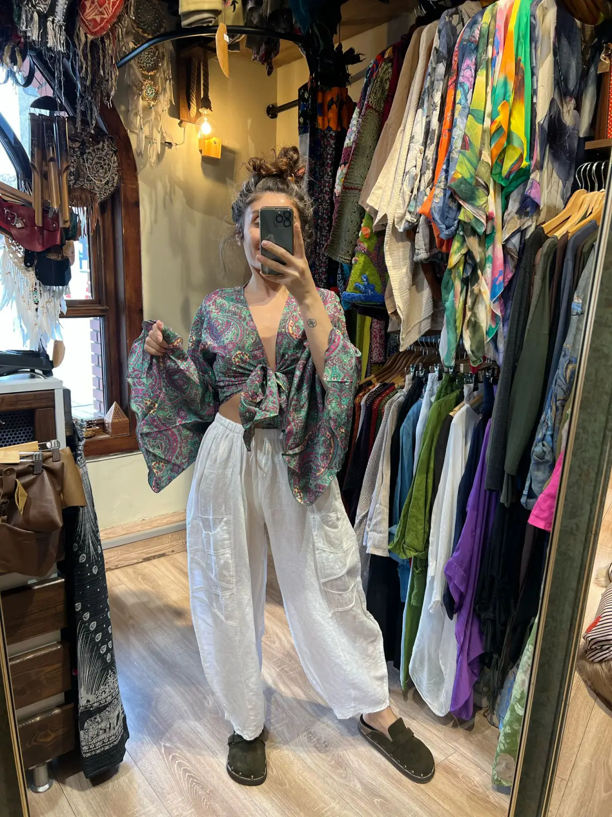 Keten Havuç Pantolon