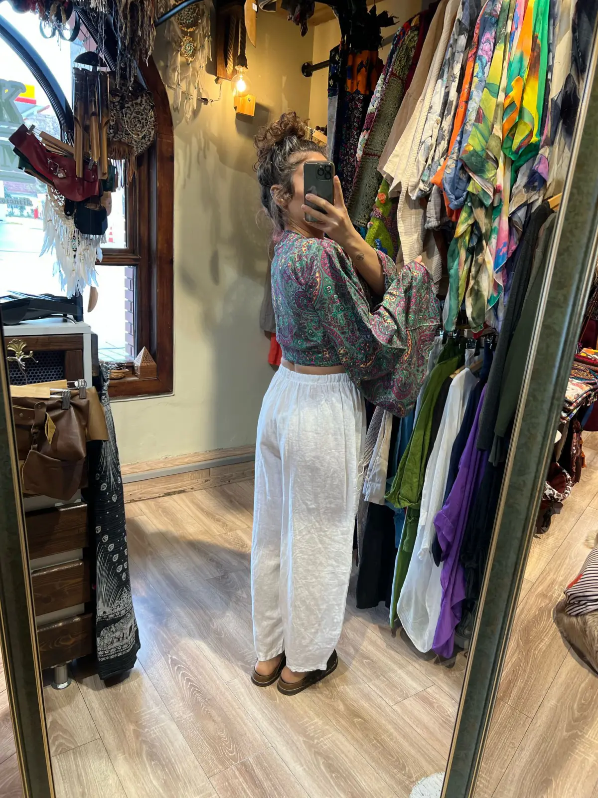 Keten Havuç Pantolon