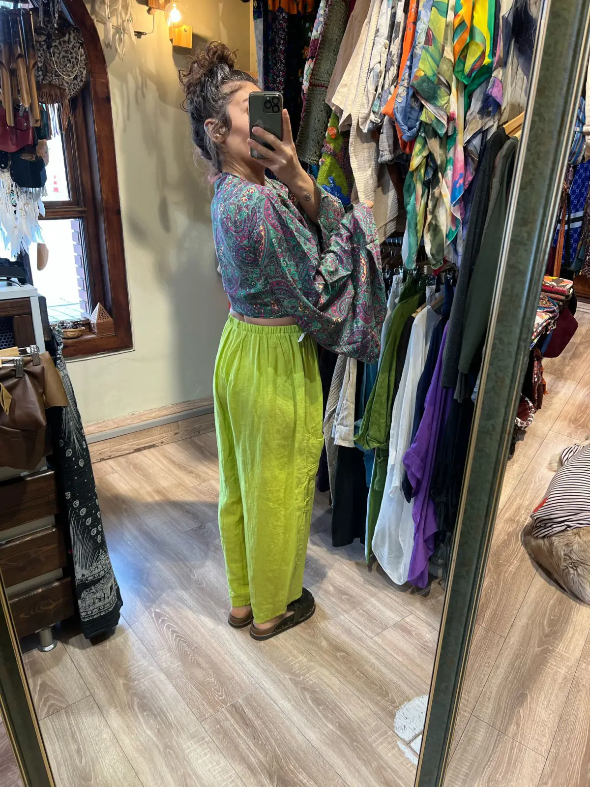 Keten Havuç Pantolon