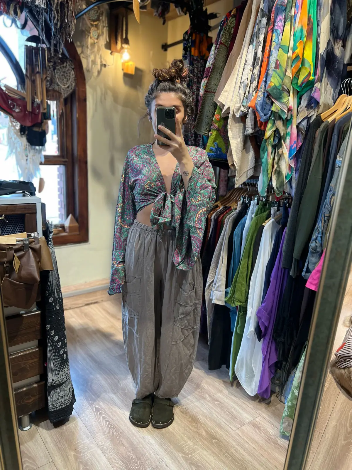 Keten Havuç Pantolon