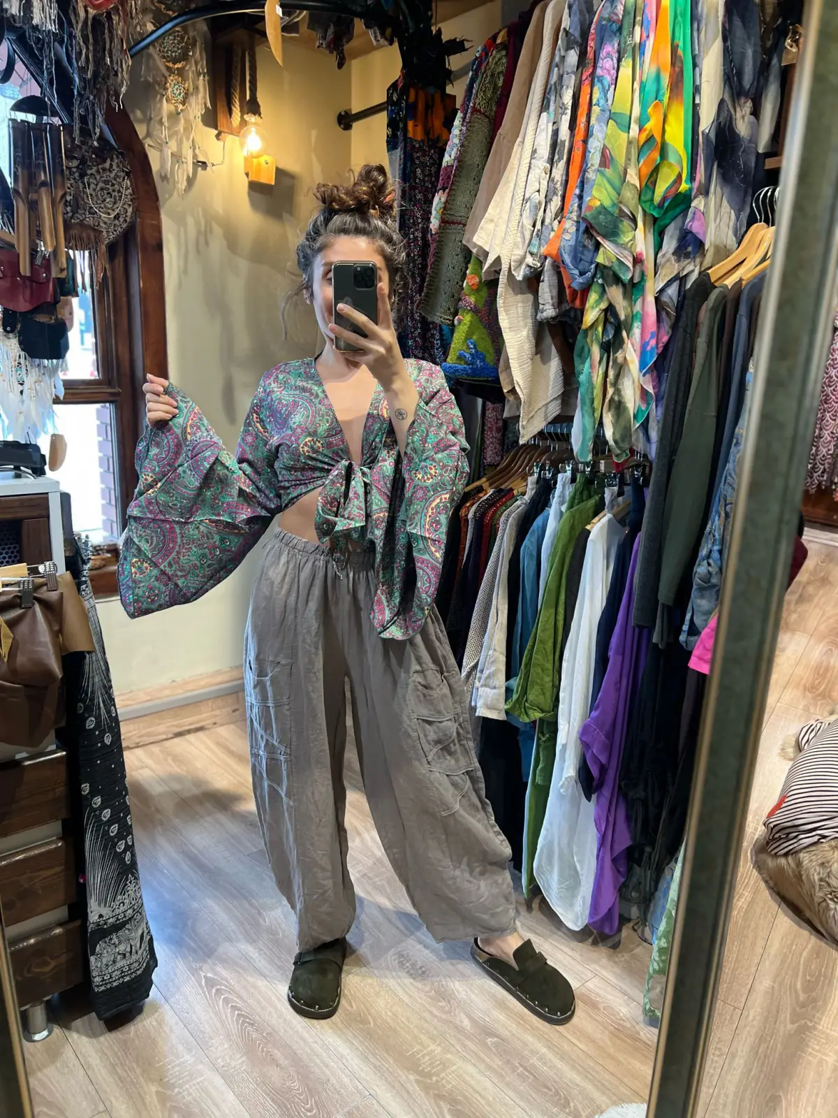 Keten Havuç Pantolon