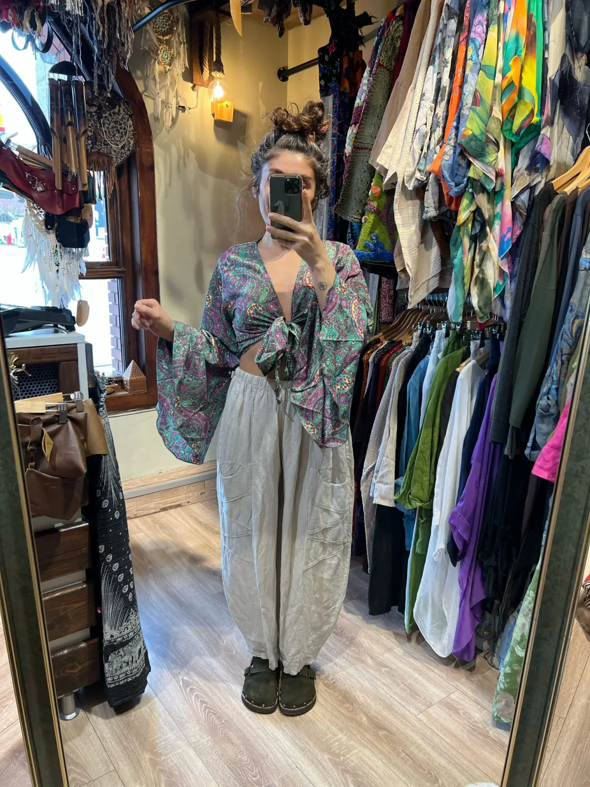 Keten Havuç Pantolon