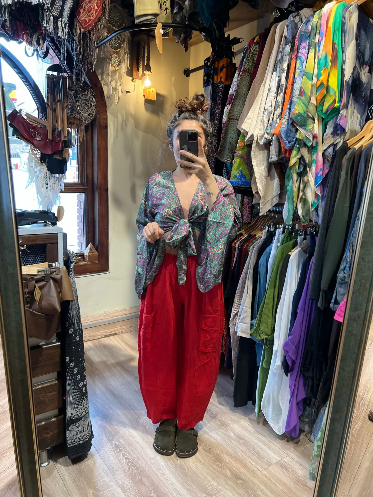 Keten Havuç Pantolon