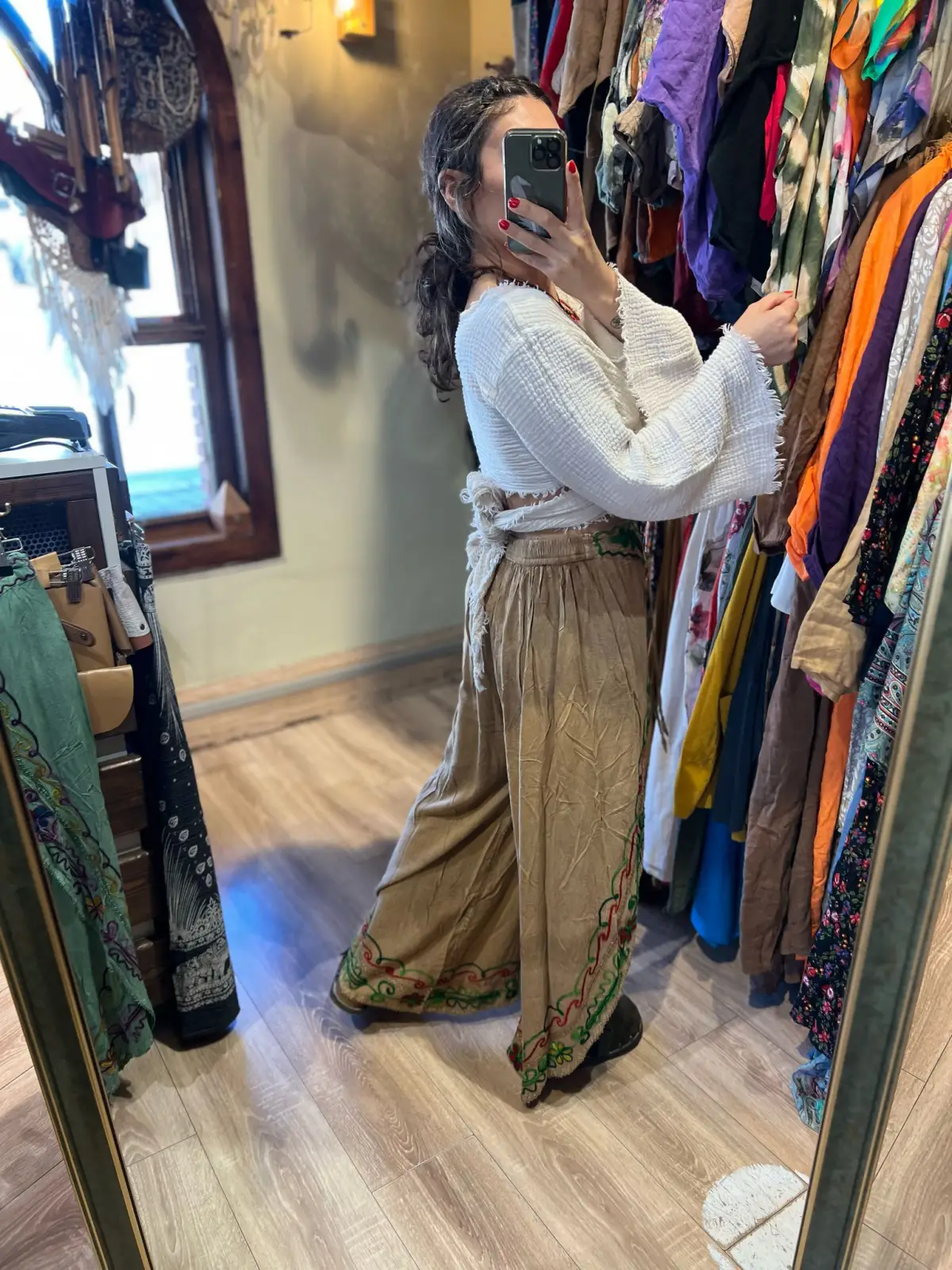 İşli Hint Pantolon