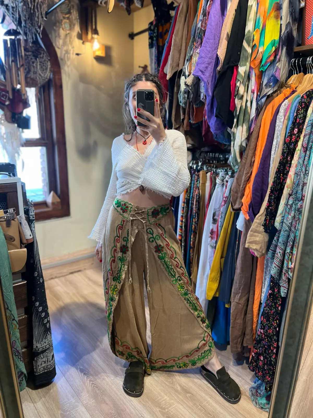 İşli Hint Pantolon