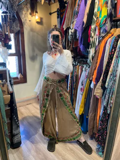 İşli Hint Pantolon