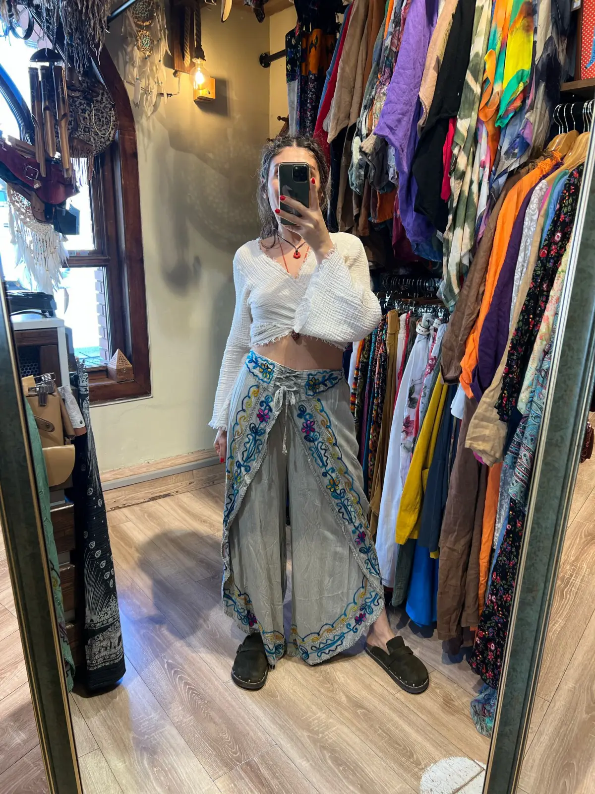 İşli Hint Pantolon