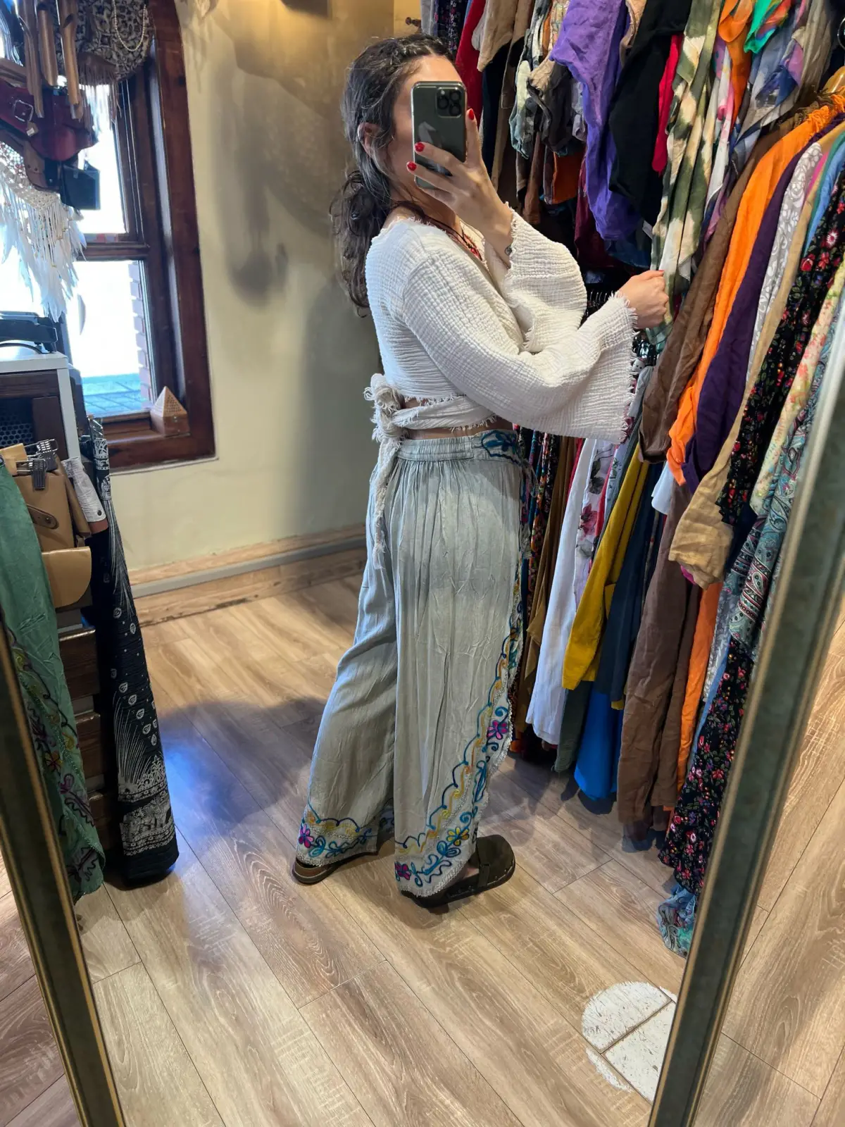 İşli Hint Pantolon