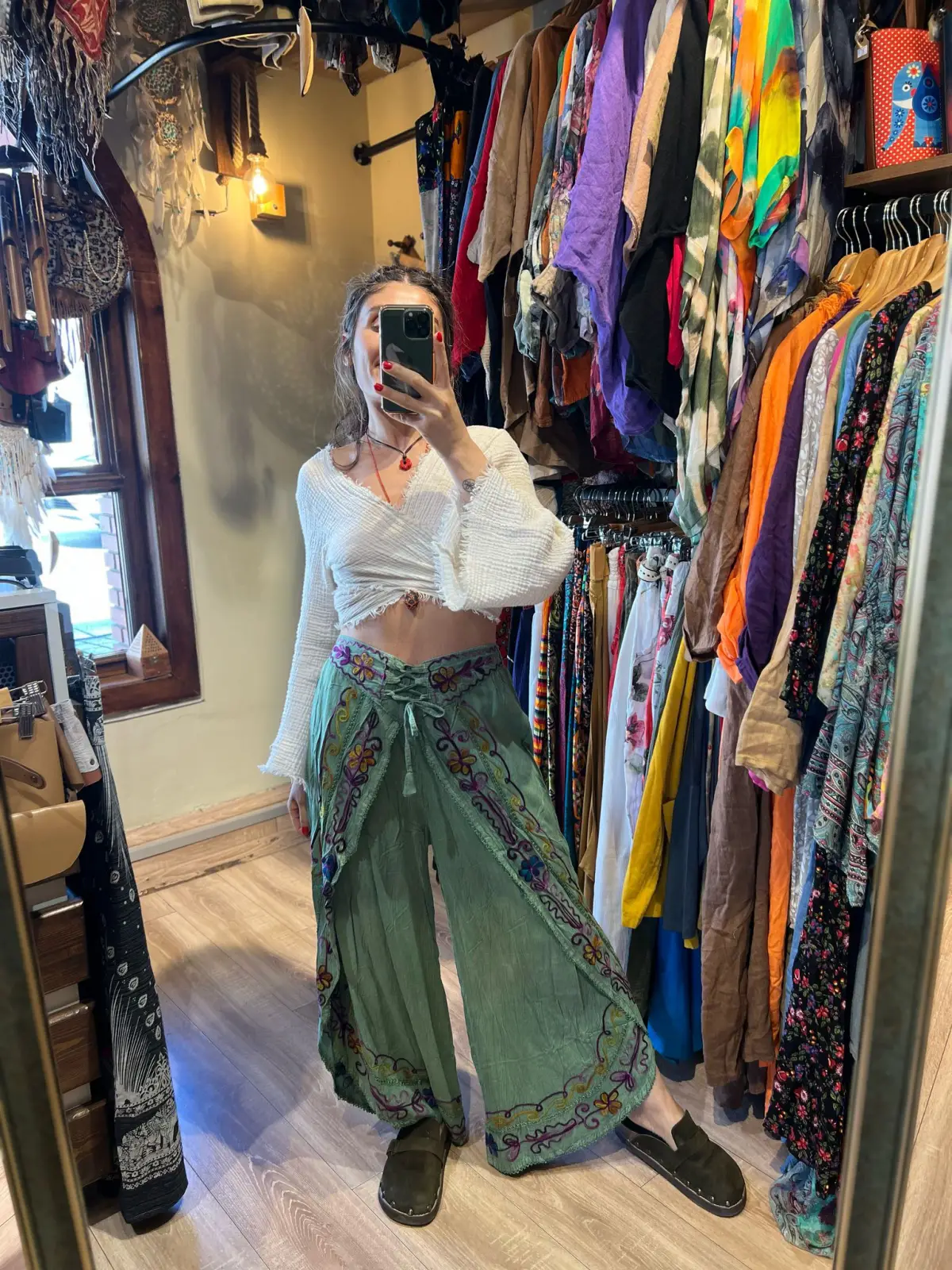 İşli Hint Pantolon