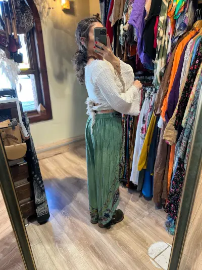 İşli Hint Pantolon
