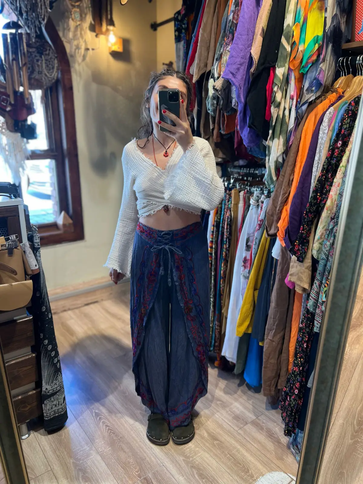 İşli Hint Pantolon