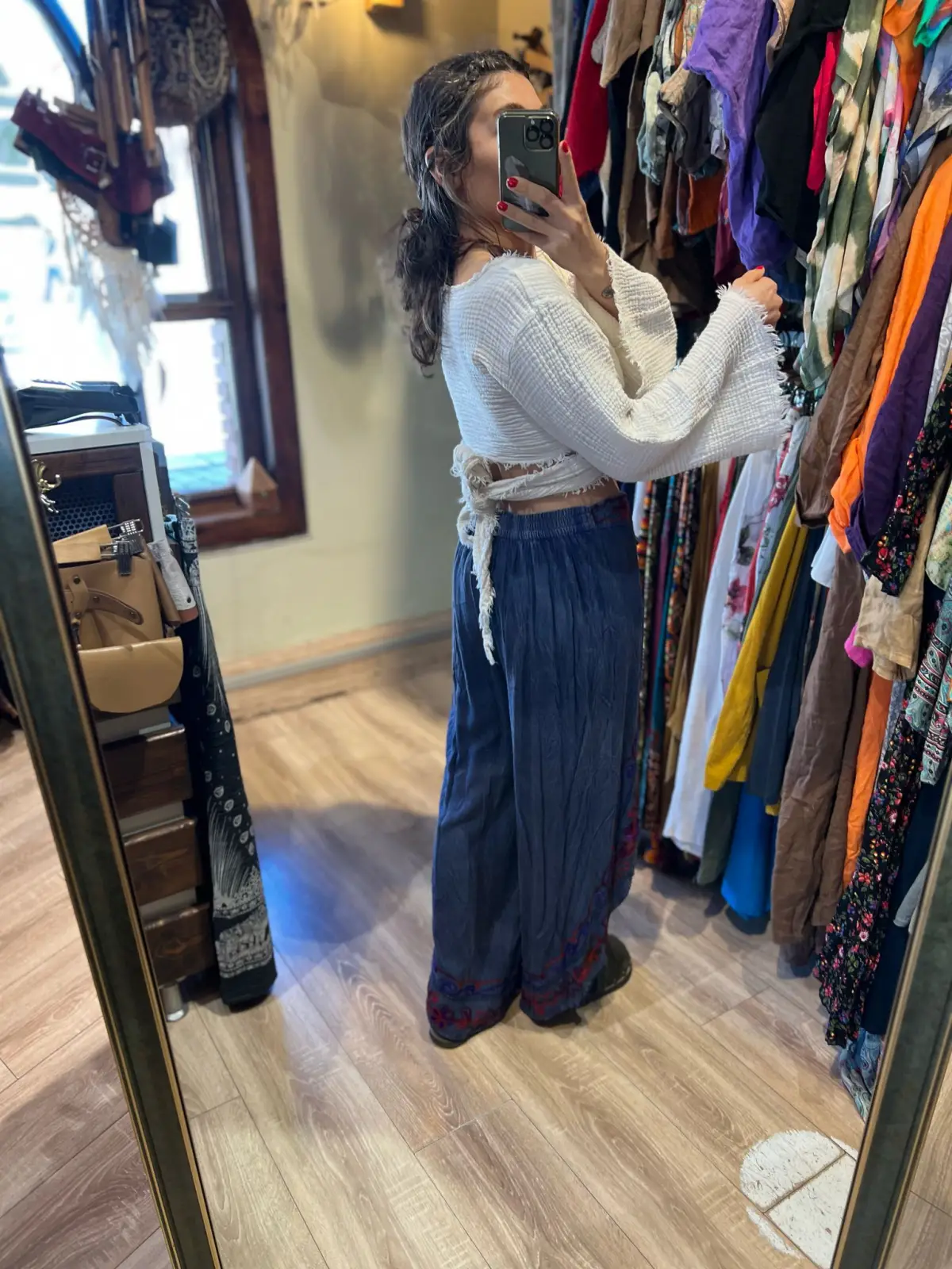 İşli Hint Pantolon