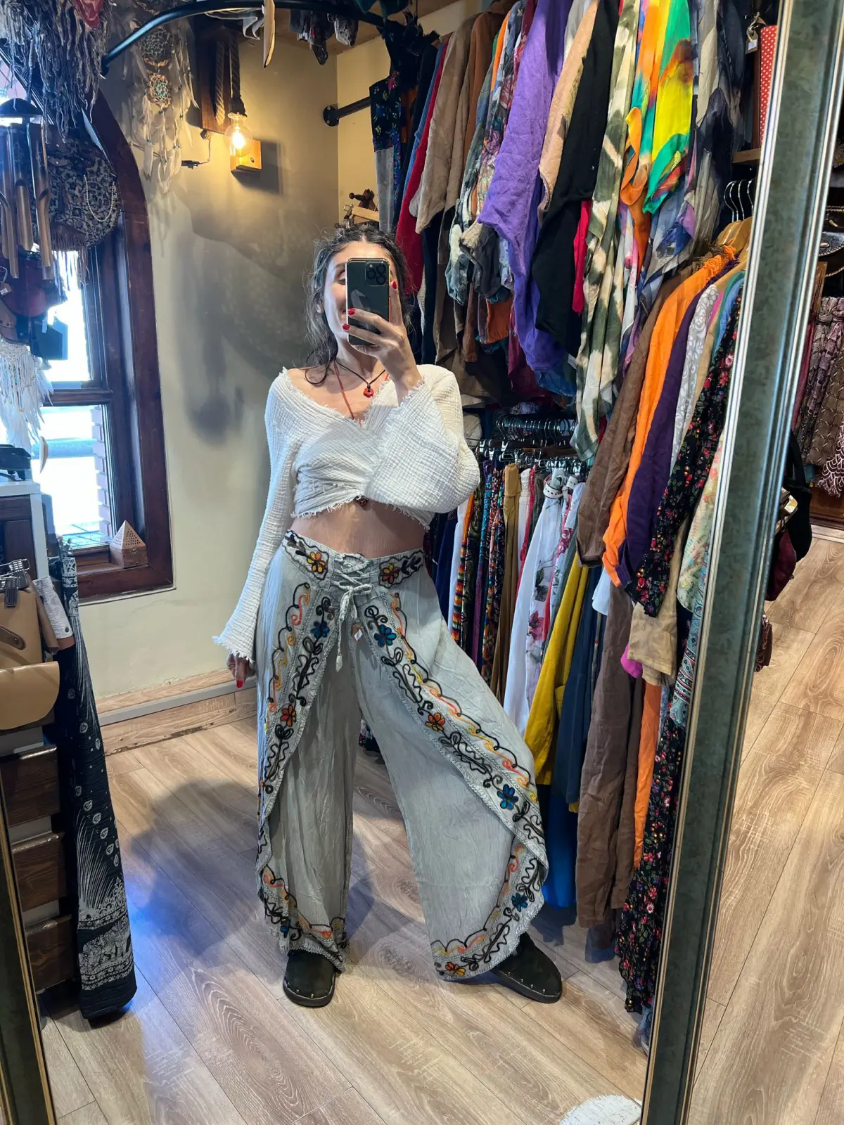 İşli Hint Pantolon