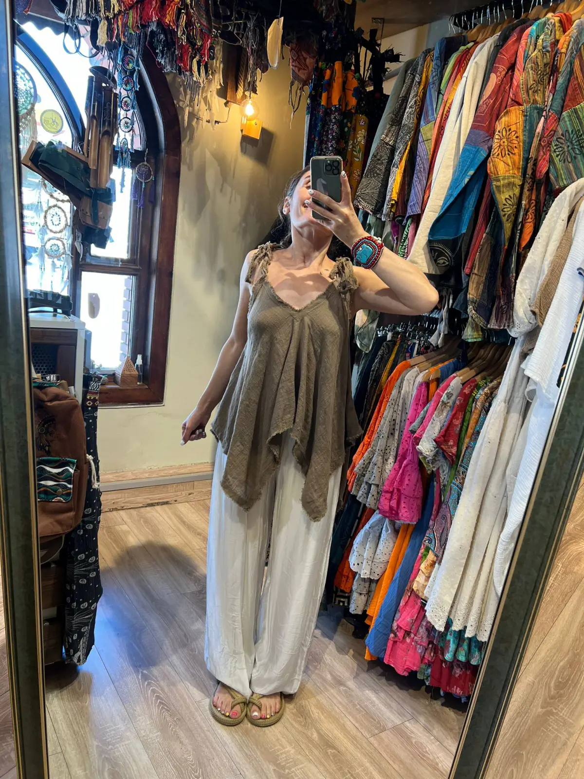 Askılı salaş bluz