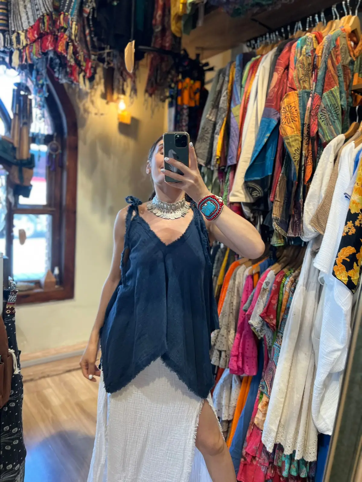 Askılı salaş bluz