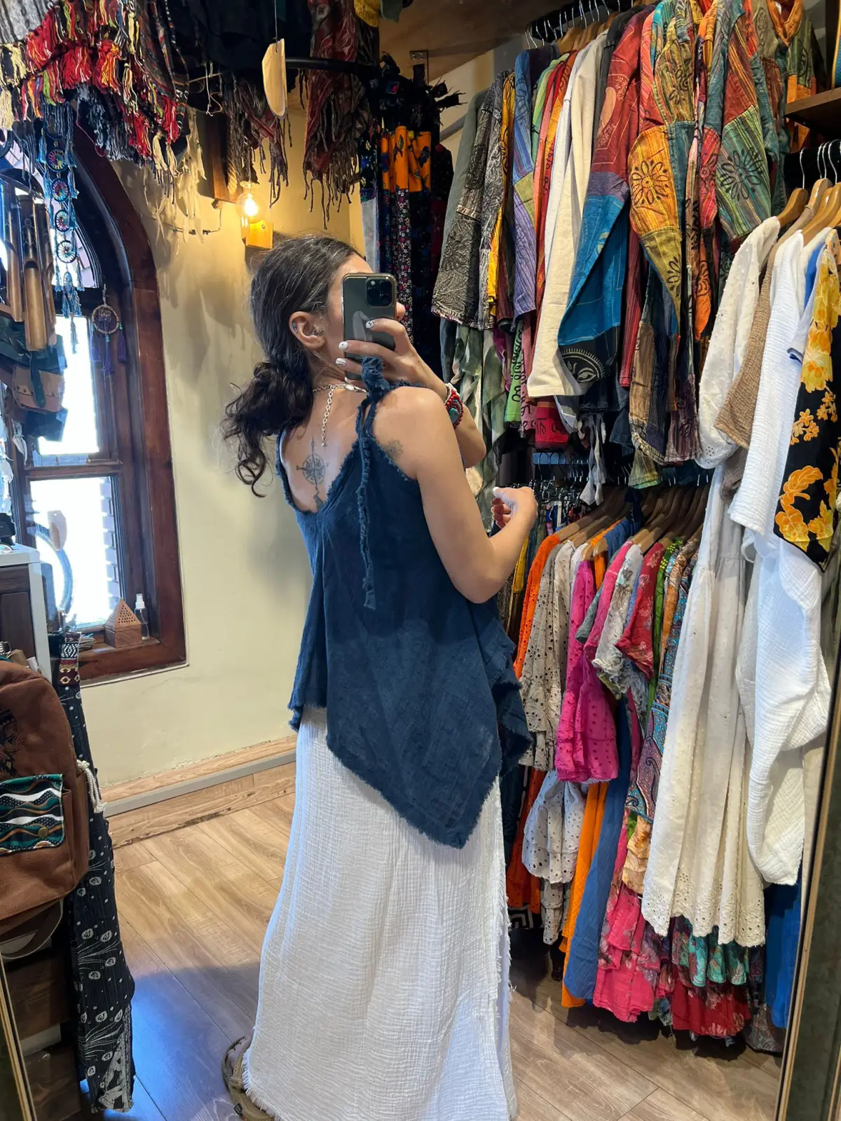 Askılı salaş bluz