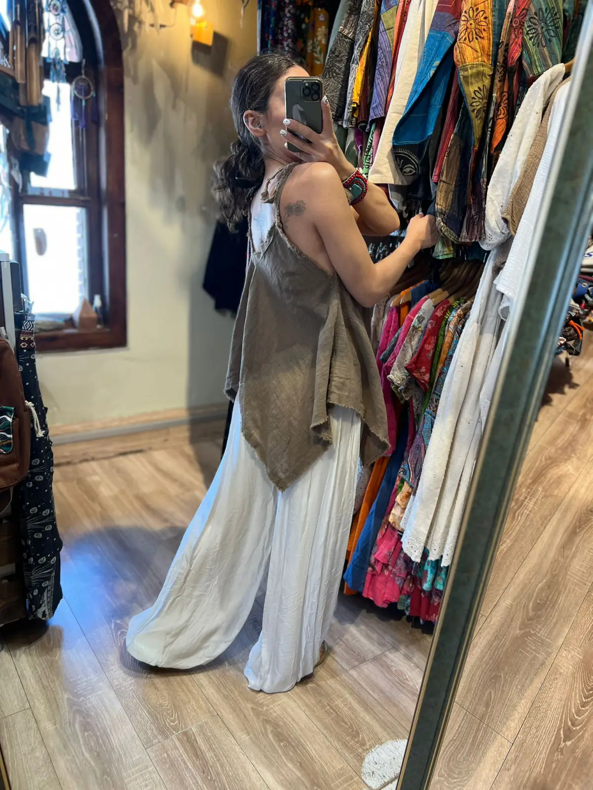 Askılı salaş bluz