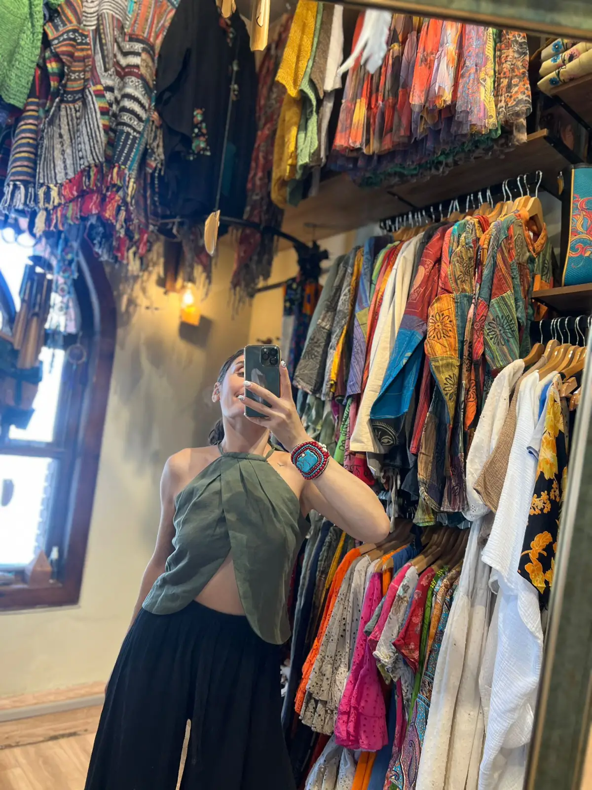 Askılı Çarpraz Bluz