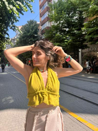 Pırıl Bluz Sarı