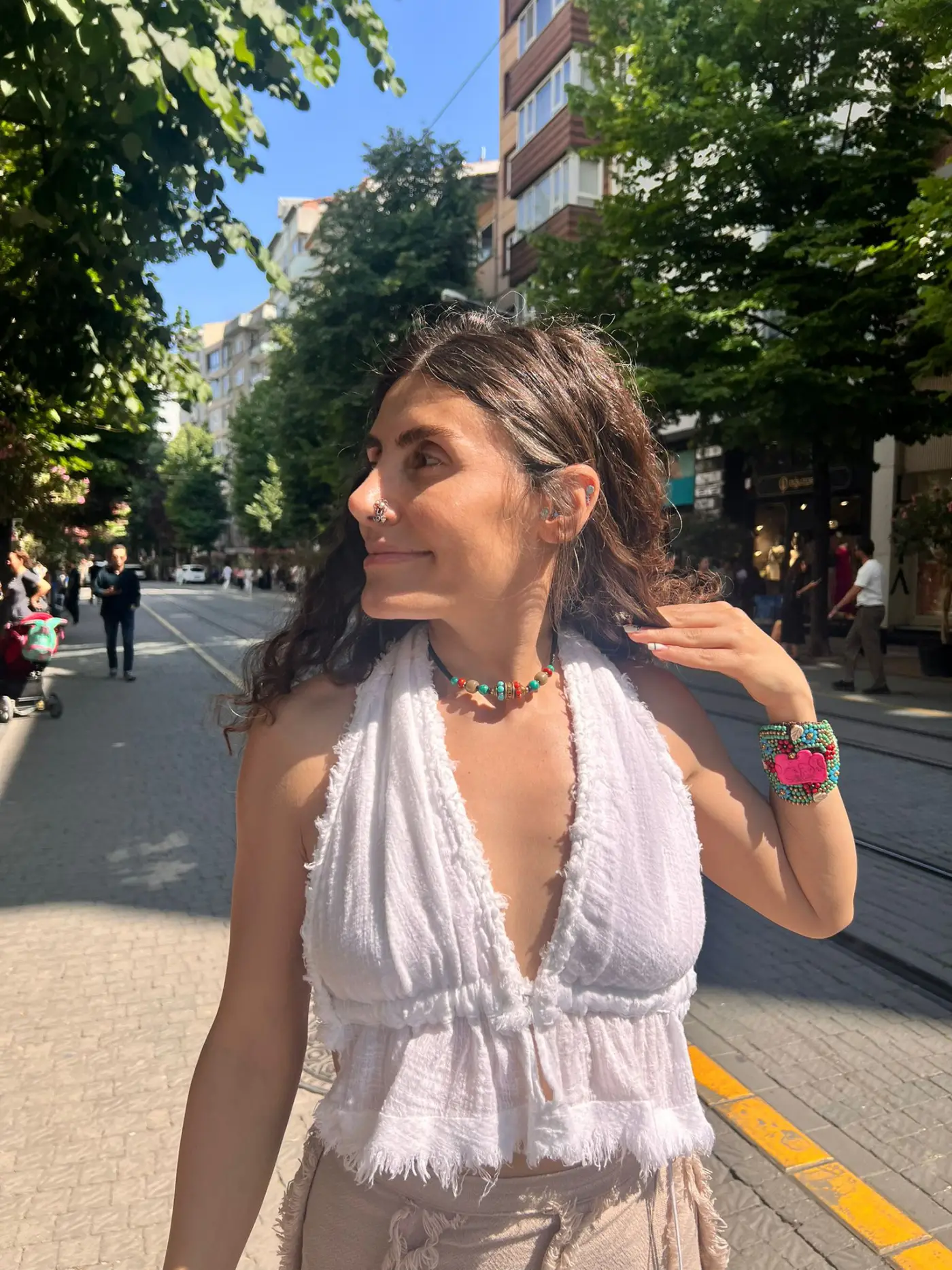 Pırıl Bluz Beyaz