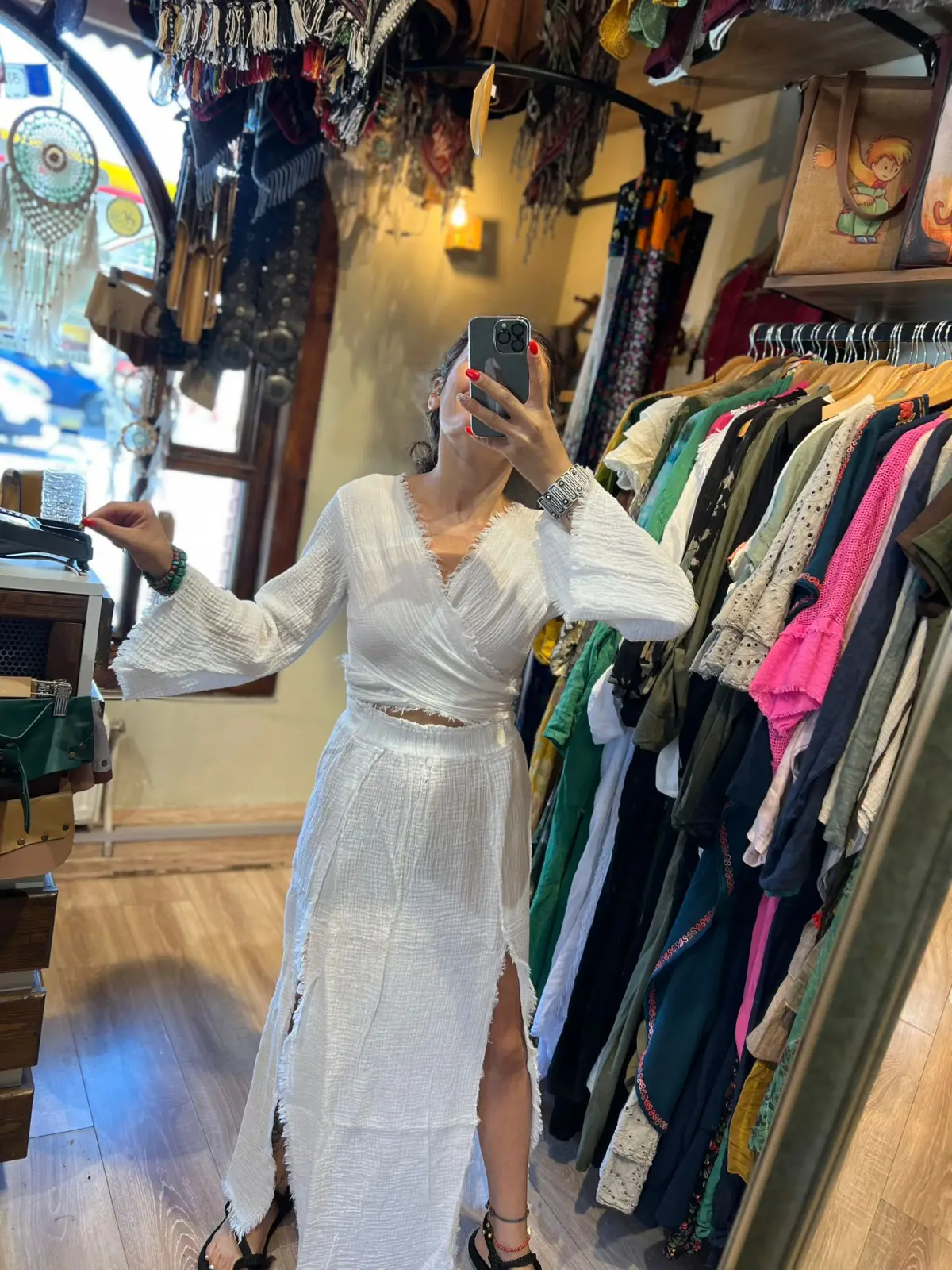 Dila İspanyol Kol Bluz